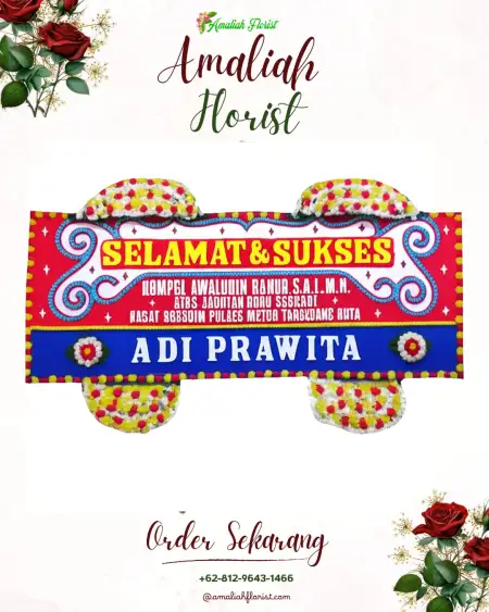 Papan Bunga Ucapan Selamat Sukatani